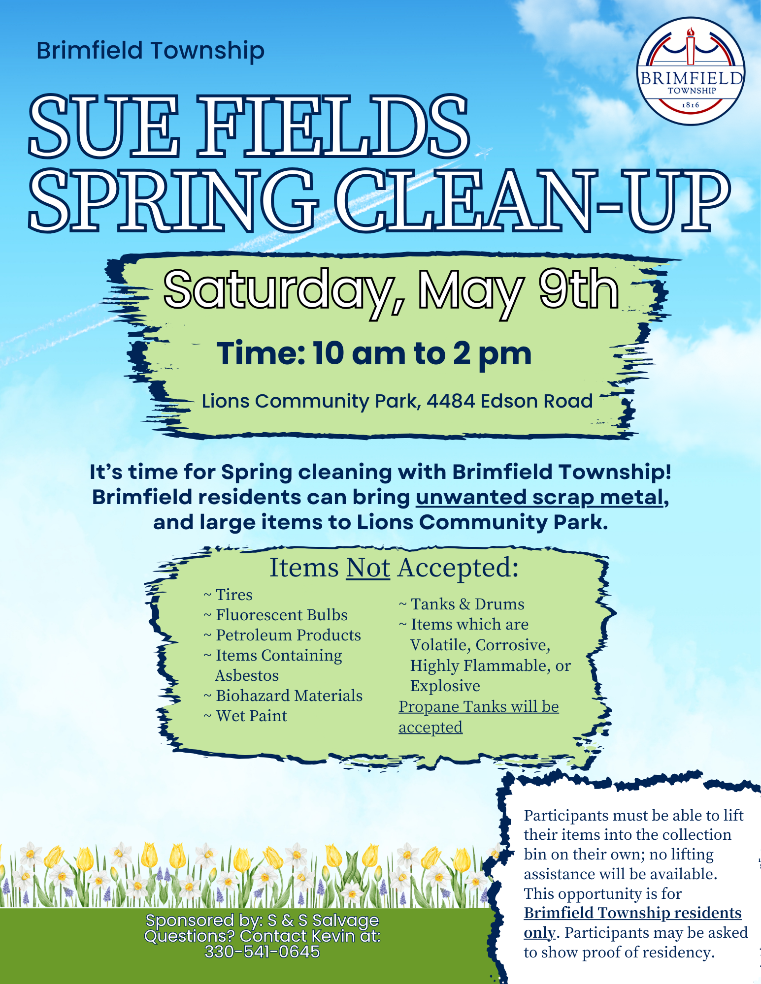 2026 Spring Clean-up Flyer