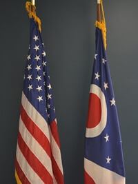 Administrative Assistant Diana Lys - Flags